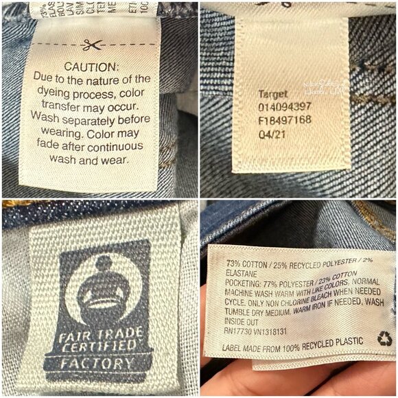 Universal Thread Stretch Mid Rise Skinny Denim Jeans Size 25 - Picture 6 of 7